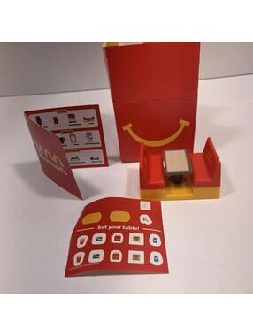 2025 McDonald's Lil McDonalds Booth Table Seat Happy Meal Toy